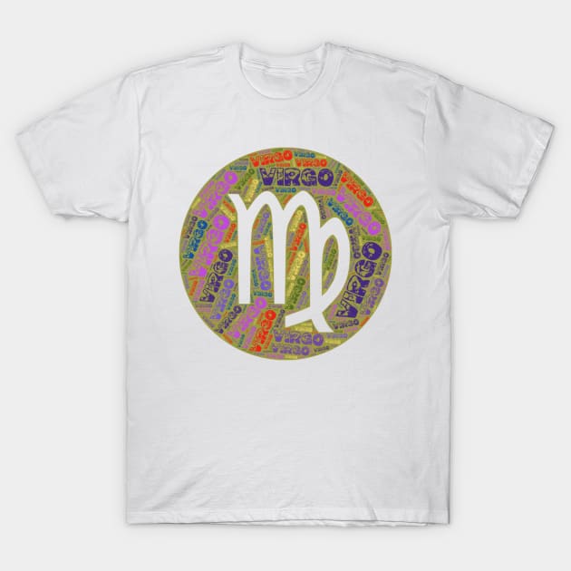 Virgo Zodiac Sign T-Shirt by radiogalaxy